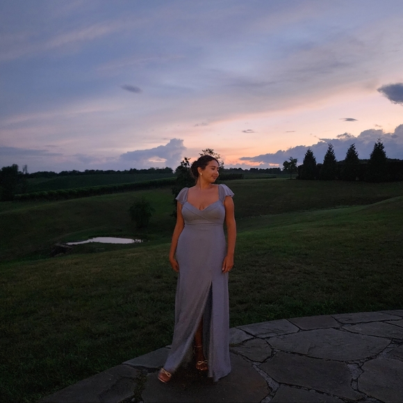 Birdy Grey Spencer Convertible Dress w/ slit - Picture 3 of 4